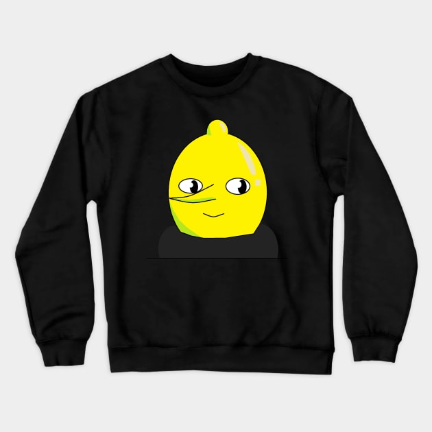 Cute Little LemonGrab Crewneck Sweatshirt by Velasicci66